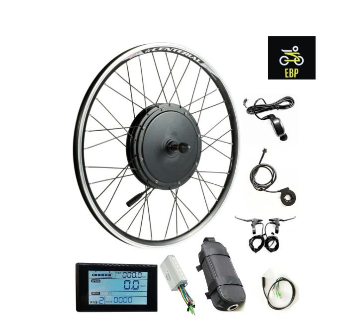Zestaw do konwersji roweru 1000W – tylne koło bezprzekładniowe EPR10B | EBP Zestaw do konwersji roweru na elektryczny 1000W EBP EPR10B