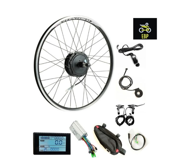 Zestaw do konwersji roweru 350W / 500W – tylne koło wolnobieg EPR03 | EBP Zestaw do konwersji roweru na elektryczny 350W / 500W EBP EPR03