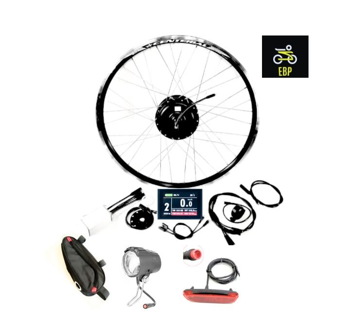 Profesjonalny zestaw KT 350W 500W EPR03C tył kaseta – EBP Zestaw konwersyjny KT 350W 500W EPR03C tył kaseta – EBP